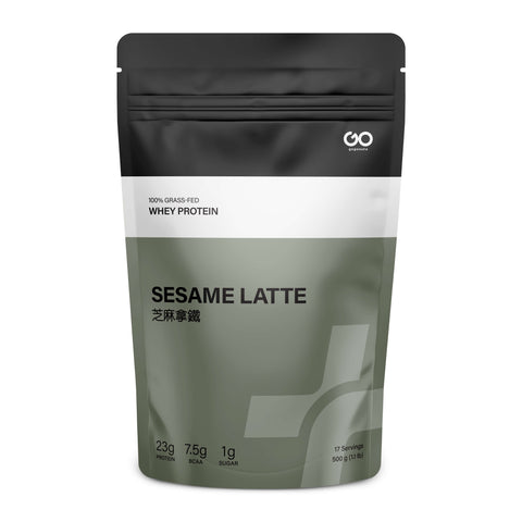 Black Sesame Latte Sesame Bubble Tea Protein Gogonuts 500g (17 servings)  
